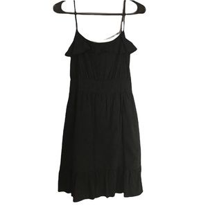 Y2K Sam & Max Strappy Black Polka Dot Sundress L